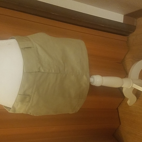 KHAKI DICKIES SKIRT - Picture 1 of 4